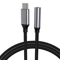 USB C auf 3,5mm Audio adapter Typ C auf Kopfhörer AUX-Buchse Dongle DAC-Kabel Kabel für Mikrofon Kopfhörer Telefon zubehör