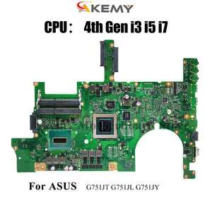 G751jl máy tính xách tay bo mạch chủ cho ASUS ROG g751j G751JT g751jl G751JY máy tính xách tay Mainboard với i3 i5 i7 CPU 100% kiểm tra OK tàu nhanh - Product Image 2