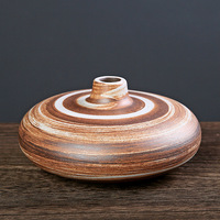 Vase en céramique de poterie brute créative de style japonais pour table à thé et table basse