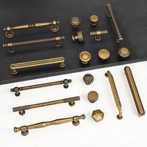 Gagang Pintu Lemari Laci Gaya Abad Pertengahan Prancis Antik Gaya Cina dari Paduan Seng, Furnitur Kreatif - Product Image 2