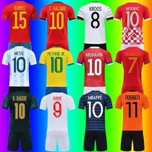 2021 2022 رخيصة منخفضة موك مخصص شعار ريترو فريق قميص تايلاند موحد لكرة القدم جيرسي ملابس كرة القدم