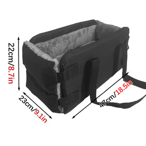 <span class=keywords><strong>Housse</strong></span> de siège auto pour chien, hiver, pour petits animaux, voyage en voiture, matériau Oxford, siège auto chaud pour chat et chien, siège de sécurité pour petits chiens - Product Image 5