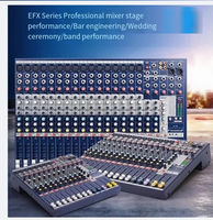 Console de mixage numérique pour performances live série EFX, 8/12/16 canaux avec matériau métallique Lexico intégré