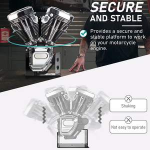 타이카우 알루미늄 엔진 모터 스탠드 (트윈 캠 1999-2016 스트리트 모터사이클 신형, TC88B 밸런스드 엔진 호환) - Product Image 3