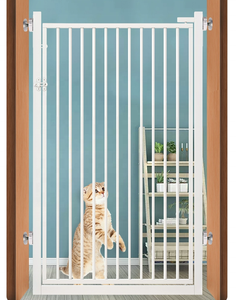 Barrière cryptée à fermeture automatique réglable de <span class=keywords><strong>150</strong></span> <span class=keywords><strong>cm</strong></span> extra haute pour animaux de compagnie, chat et chien. - Product Image 5