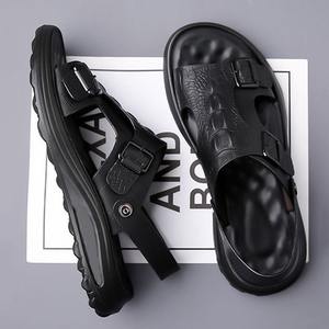 Sandalias de hombre con suela gruesa, antideslizantes y resistentes al agua, adecuadas para el verano, duraderas para uso en exteriores, zapatos de hombre para salidas. - Product Image 2