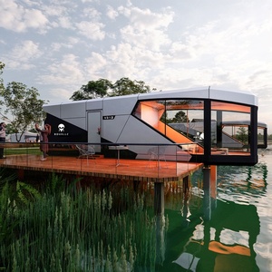 Maison conteneur extérieure moderne tendance Maison mobile Cabane en rondins Mini espace Salle capsule Hôtel Petite Maison préfabriquée - Product Image 1