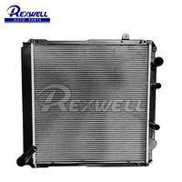 Radiateur de refroidissement en aluminium pour voiture, pièces automobiles en gros de Guangzhou, pour Toyota Land Cruiser Coaster HZB50 1HZ 16400-17231