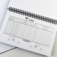 Carnet de notes personnalisé A5 avec reliure spirale en plastique, couverture rigide, journal, agenda, impression pour le bureau, cadeau d'entreprise