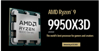 AM5 CPU R9 9950X3D 4.3GHz-5.7GHz CPU R5 9600X R7 9700X R9 9900X R9 9950X R7 9800X 3D AM5 prosesor R5 R7 R9 CPU AM5 Desktop