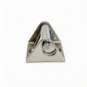 Fermo per Catena di Ancoraggio in Acciaio Inossidabile 316 di Grado Marino, Finitura Lucida Argento, Accessori per Barche e Yacht - Product Image 4