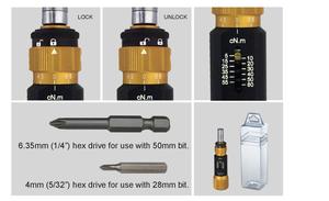 Destornillador de Torque Mini Hexagonal Ajustable de Aluminio de Grado Industrial de 4 mm OEM - Product Image 2