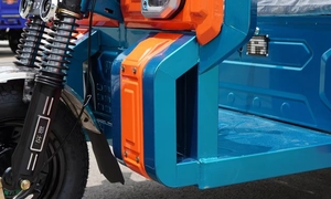 รถมอเตอร์ไซค์สามล้อไฟฟ้าสำหรับผู้ใหญ่ ลดราคาพิเศษ พร้อมระบบปล่อยประจุอัตโนมัติ รถสามล้อบรรทุก ติดตั้งแบตเตอรี่ได้ (อุปกรณ์เสริม) - Product Image 5