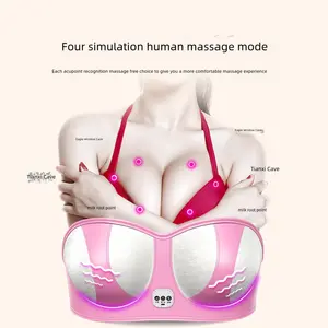 स्तन वृद्धि ब्रा कंपन मालिश वैक्यूम इन्फ्रारेड मसाज थेरेपी यूएसबी इलेक्ट्रिक चेस्ट चेस्ट लिफ्टिंग मसाजर