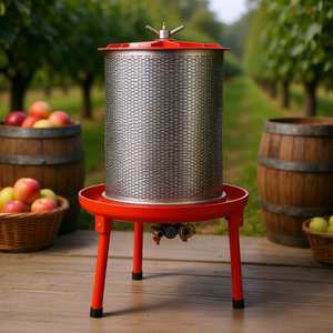 Prensa hidráulica de acero inoxidable para vino de frutas, extractor de jugo de 10.7 galones para la elaboración de sidra - Product Image 2