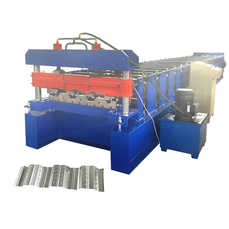 ZKRFM New and Used Deck Sheet Roll Forming Machine Floor Decking Machine for Tile Building with Reliable PLc Control System