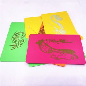 Carte NFC personnalisée 2026, carte de visite numérique NFC avec dorure or colorée - Product Image 6