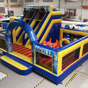 AirFunPro <strong>Inflatable</strong> Jumping Castle <strong>Bouncer</strong> with Slide for 10 Kids Commercial Use Waterproof Material Easy Setup - Product Image 2