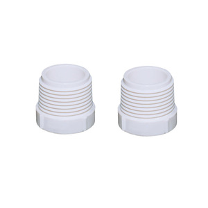Douille de réducteur <span class=keywords><strong>en</strong></span> PVC personnalisée de 1 "à 3/4"-filetage mâle à filetage femelle adaptateur de <span class=keywords><strong>tuyau</strong></span> Pvc Double adaptateur mâle 20mm prise Pvc mâle - Product Image 2