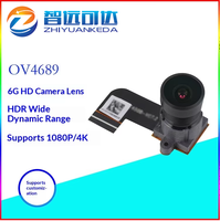 Módulo de Cámara 4K con Sensor CMOS OV4689 HDR HD 6G, Lente Ojo de Pez, Antivibración, Personalizado de Fábrica ZYKD