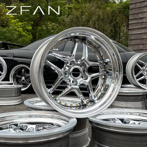 ล้อฟอร์จอลูมิเนียม ZFAN Custom แบบ 2/3 ชิ้น ขนาด 18-24 นิ้ว 5x114.3 PCD ขอบลึก ดีไซน์หลายก้าน ทาสี - Product Image 3