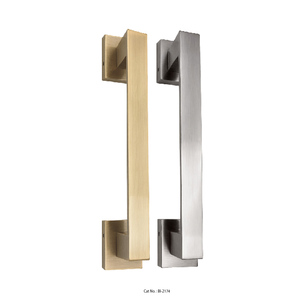 Poignée de porte moderne Zaira (Sleek) en acier inoxydable – Quincaillerie architecturale durable pour portes intérieures et extérieures - Product Image 2