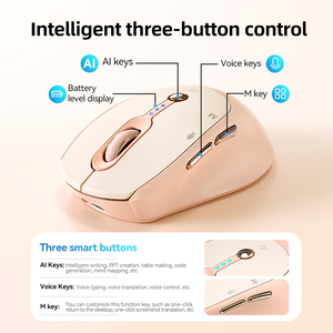 Nuevo M7 Smart AI ratón inalámbrico silencioso recargable ergonómico Ai ratón inteligente traductor inalámbrico Ai ratón óptico PC - Product Image 3