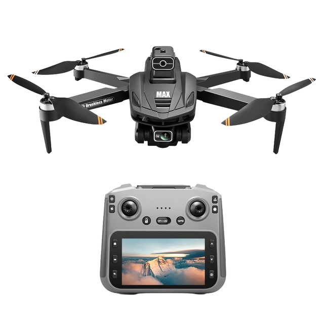 V168 MAX PRO Professional GPS Drone with UHD 8K Camera 5G WIFI FPV Brushless RC Screen Gimbal Stabilizer Plastic Quadcopter UAV