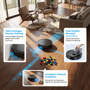 Aspiradora Robótica Inteligente con Autovaciado, Recolección Automática de Polvo, Succión Rápida en 10s, Bolsa de Polvo Sellada, Recordatorio de Polvo Lleno, WiFi - Product Image 6