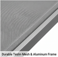 Chaise longue empilable moderne en aluminium pour l'extérieur, mobilier de piscine avec tissu respirant pour hôtel, plage, complexe hôtelier