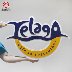 Insegna Aziendale Personalizzata in Acrilico con Logo Fluttuante da Parete per Ufficio, Insegna da Parete per Ufficio, Targa per Vetrina - Product Image 4