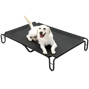 Indoor and Outdoor Pet Beds Cots Stable Frame & Durable Supportive Recyclable Mesh Elevated Dog Bed Cot