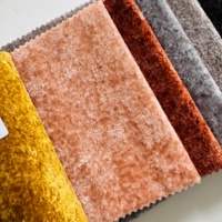 Tissu d'ameublement en velours texturé effet fleur de glace, 100% polyester, poids lourd, doux, pour la décoration de salon et de la maison, tissu pour canapé