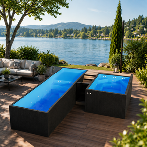<span class=keywords><strong>Piscine</strong></span> en fibre de verre sur mesure 3,2m x 8m, fournisseur chinois, <span class=keywords><strong>piscine</strong></span> extérieure en PRV pour villa, jardin et usage résidentiel - Product Image 1