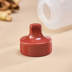 38mm 42mm Forme Personnalisée Pouce Flip Cap Sauce Squeeze Silicone Cap pour Sauce Miel Sirop Bouteilles avec Doublure D'étanchéité - Product Image 6
