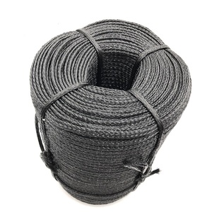 Factory Price 4mm 6mm 8mm 10mm Black Color Hollow Braided 16 Strand <strong>Polyethylene</strong> <strong>Rope</strong> With High UV Resistance - Product Image 3