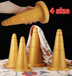 Plug anal électrique en forme de cône avec contrôle par bouton, <span class=keywords><strong>gode</strong></span> anal pour la masturbation adulte - Product Image 1