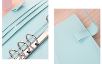 Carnet rechargeable en cuir avec logo personnalisé, couverture en cuir PU A5, utilisation au bureau et à l'école, expédition rapide, approvisionnement direct d'usine