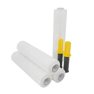 18 mic 500 mm Stretch Film PE Manual Pallet Wrapping Stretch Film LLDPE Pallet Wrap Stretch Film