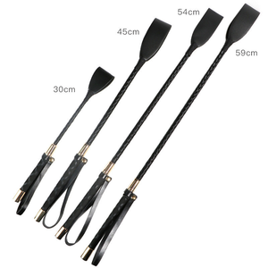 SM Adult Slave Flogger Flirt BDSM Sexspielzeug Prügel Leder lange und kurze Pferde peitsche Fetisch Spielzeug für Frauen - Product Image 6