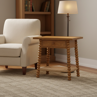 Rustique Simple Table Basse En Bois Massif Rectangle Table D'appoint Meubles Villa Nordique Salon Hôtel Meubles De Maison