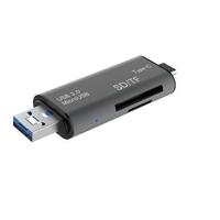 Lecteur de carte USB3.1 Type-c TF vers OTG pour téléphone portable, fonctions multiples