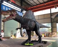 Spinosaurus animatronique de 8 m, taille réelle, en silicone, réaliste, fait main, dinosaures à vendre pour l'intérieur/l'extérieur, jardin, parc sportif