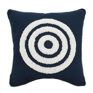 Inner mor New Boho Home Decoration Kissen Schwarz-Weiß-Stickerei Bauernhaus Baumwolle Kissen Kissen bezüge - Product Image 3