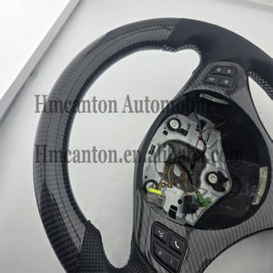 Vente directe d'usine Volant de voiture en cuir carbone pour BMW E90 E92 E93 E82 E87 M3 Volant de voiture - Product Image 3