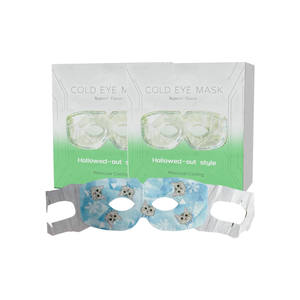Máscara Ocular Fría Desechable Natural con Hueco en el Centro, Máscara de Hielo Autoenfriable <span class=keywords><strong>para</strong></span> Ojos Secos con Artemisia o Sin Perfume - Product Image 3