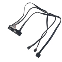 Sarung PC Panel Depan USB 3.0 Motherboard Komputer Rakitan PCB Dua Sisi Sakelar Daya Papan Sirkuit Sakelar Panel Floppy Disk