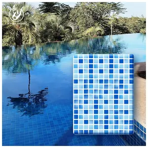 Hot Sale PVC Film Swimming Pool Liners Anti-ultraviolet Waterproof Mosaic Custom Logo Vinyl Pool Liners