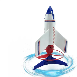 Toyhome gros bas prix électrique mousse fusée sûr et drôle volant fusée jouets enfant en plein air jeu fusée jouets pour enfants - Product Image 1