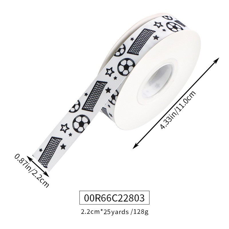 Soccer-White-2.2cm*25 Yards